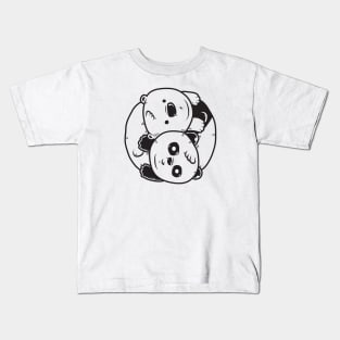 Yin Yang Bear Kids T-Shirt